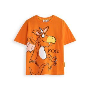 The Gruffalo Childrens/Kids Zog Big Face Short-Sleeved T-Shirt / Orange